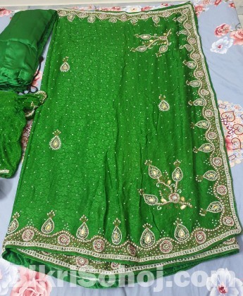 Sari with maching blawse 2
